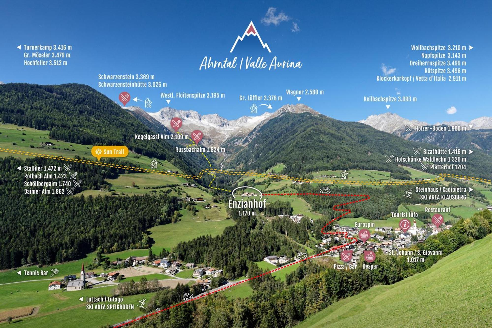 Enzianhof - Nature Apartments Ahrntal Bagian luar foto